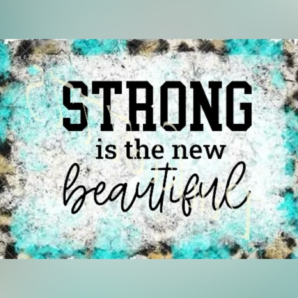 Inspirational 20oz tumbler w/lid &straw